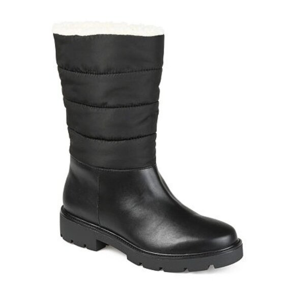 Journee Collection Nadine Black Winter Boots Women’s Size — Tru Comfort Foam - Picture 1 of 2